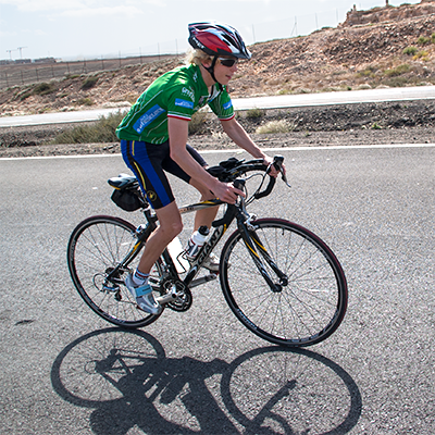 cyclist in Cape Verde