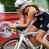 swimming and cycling race
